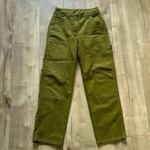 Aritzia Wilfred Free Green Cargo Carpenter Utility Pants Sz 00